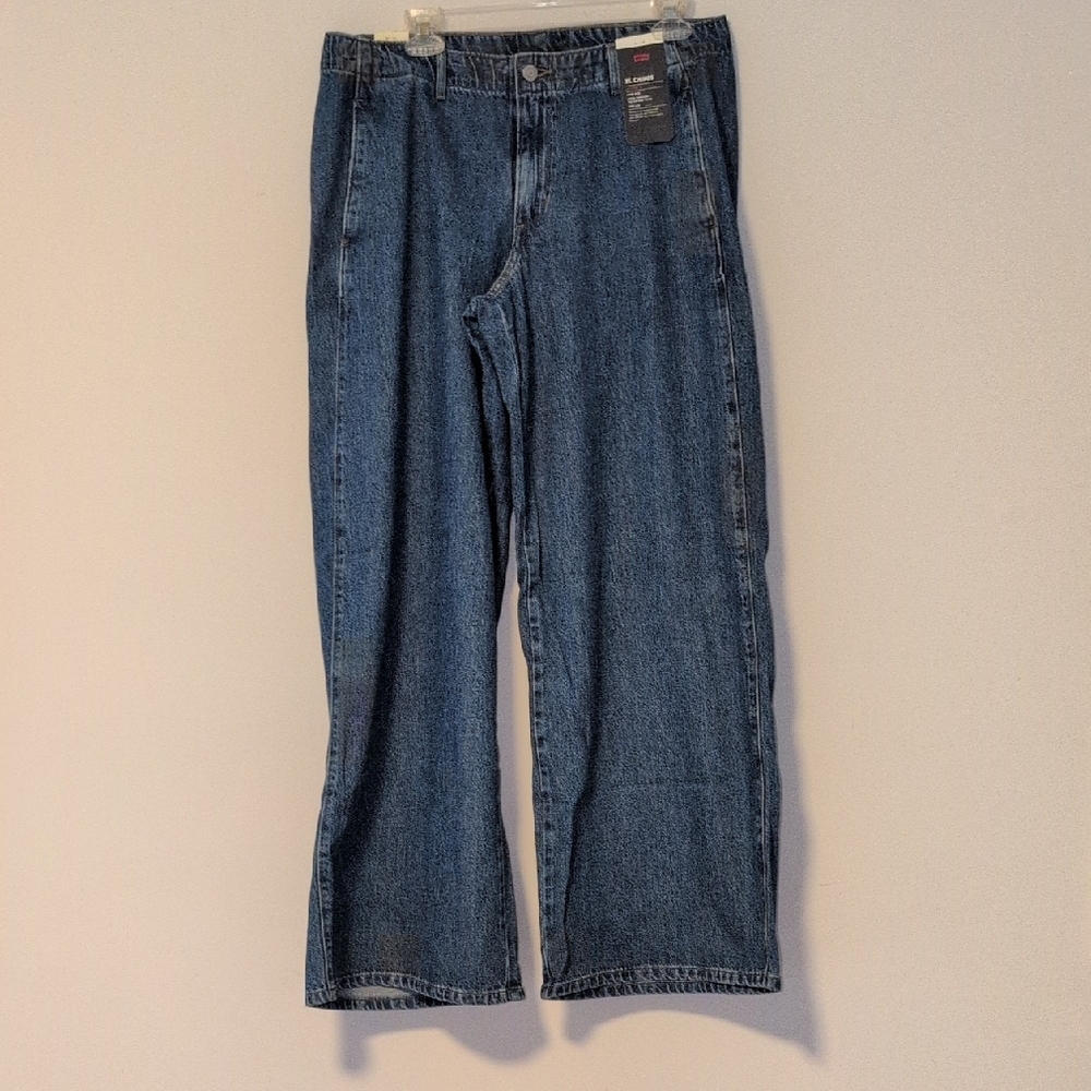 Levi's Blue Flare Wide Leg Jeans